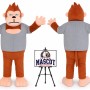 Gorilla Mascot Costume