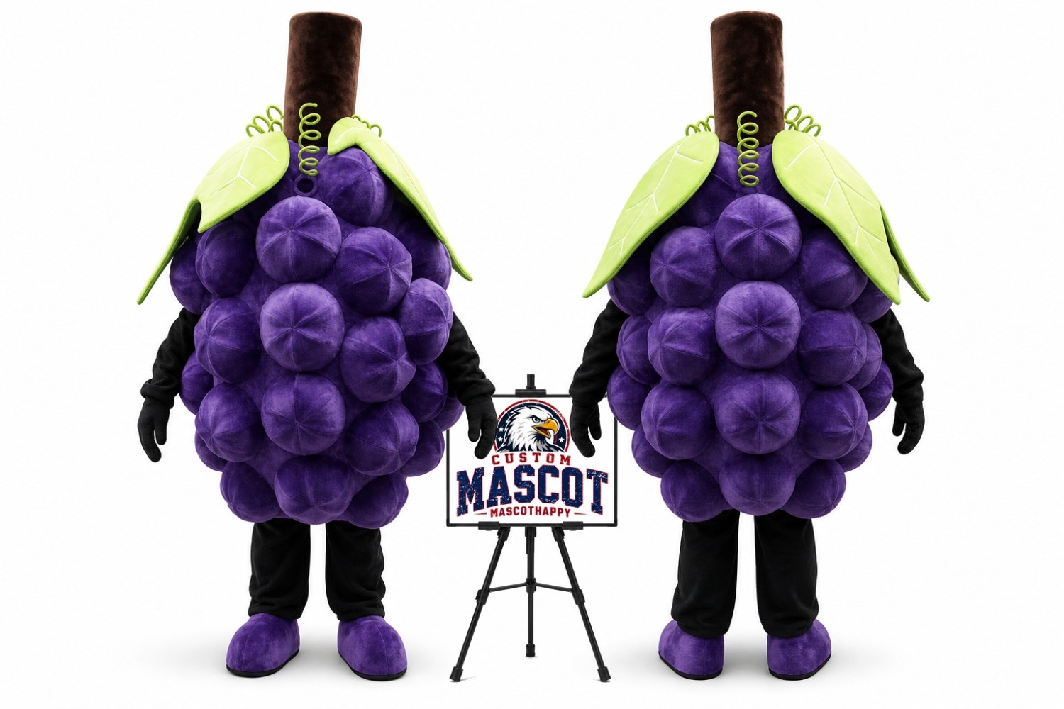 Grape Mascot Costume Grape Mascot Costume