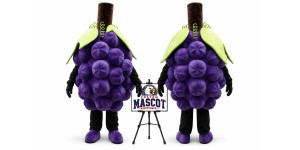 Grape Mascot Costume Grape Mascot Costume