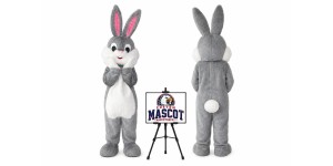 Bunny Rabbit Easter Mascot Costume for Easter Events Bunny Rabbit Easter Mascot Costume for Easter Events