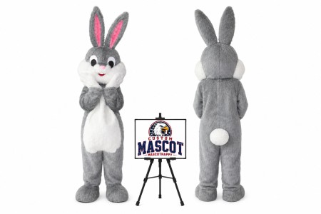 Bunny Rabbit Easter Mascot Costume for Easter Events
