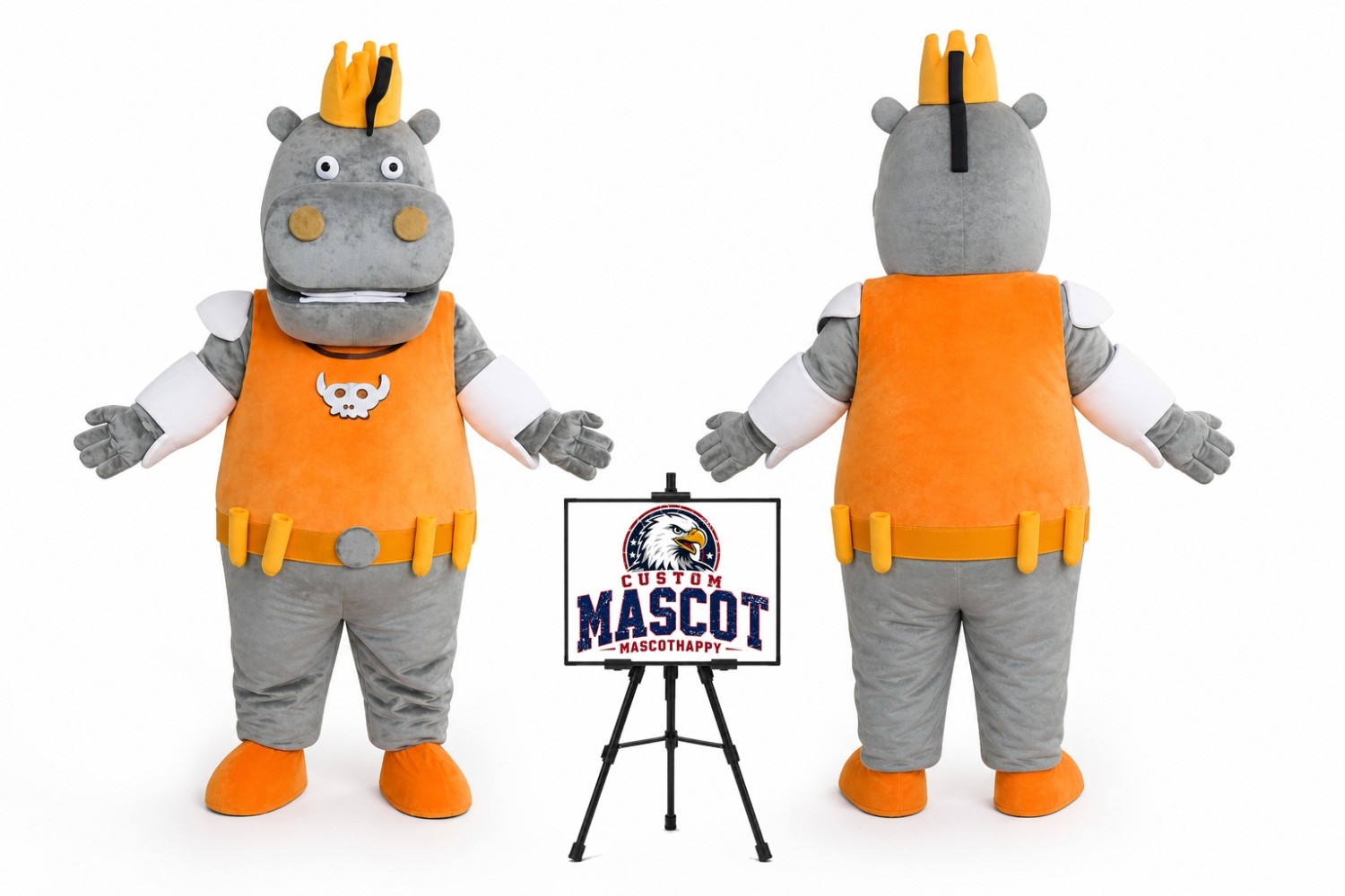 Hippo Mascot Costume Hippo Mascot Costume