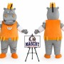 Hippo Mascot Costume