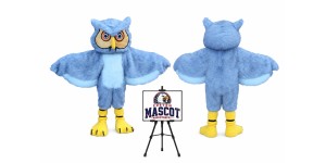 Long-Haired Owl Mascot Costume Long-Haired Owl Mascot Costume