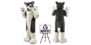 Husky Dog Mascot Costume Husky Dog Mascot Costume