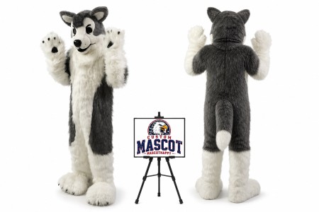 Husky Dog Mascot Costume