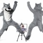 Wolf Mascot Costume
