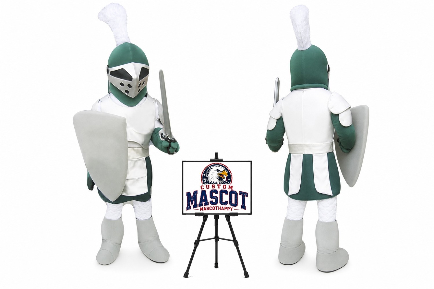Sliver Knight Mascot Costume Sliver Knight Mascot Costume