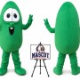 Bitter Gourd Vegetables Cucumbers Mascot Costume