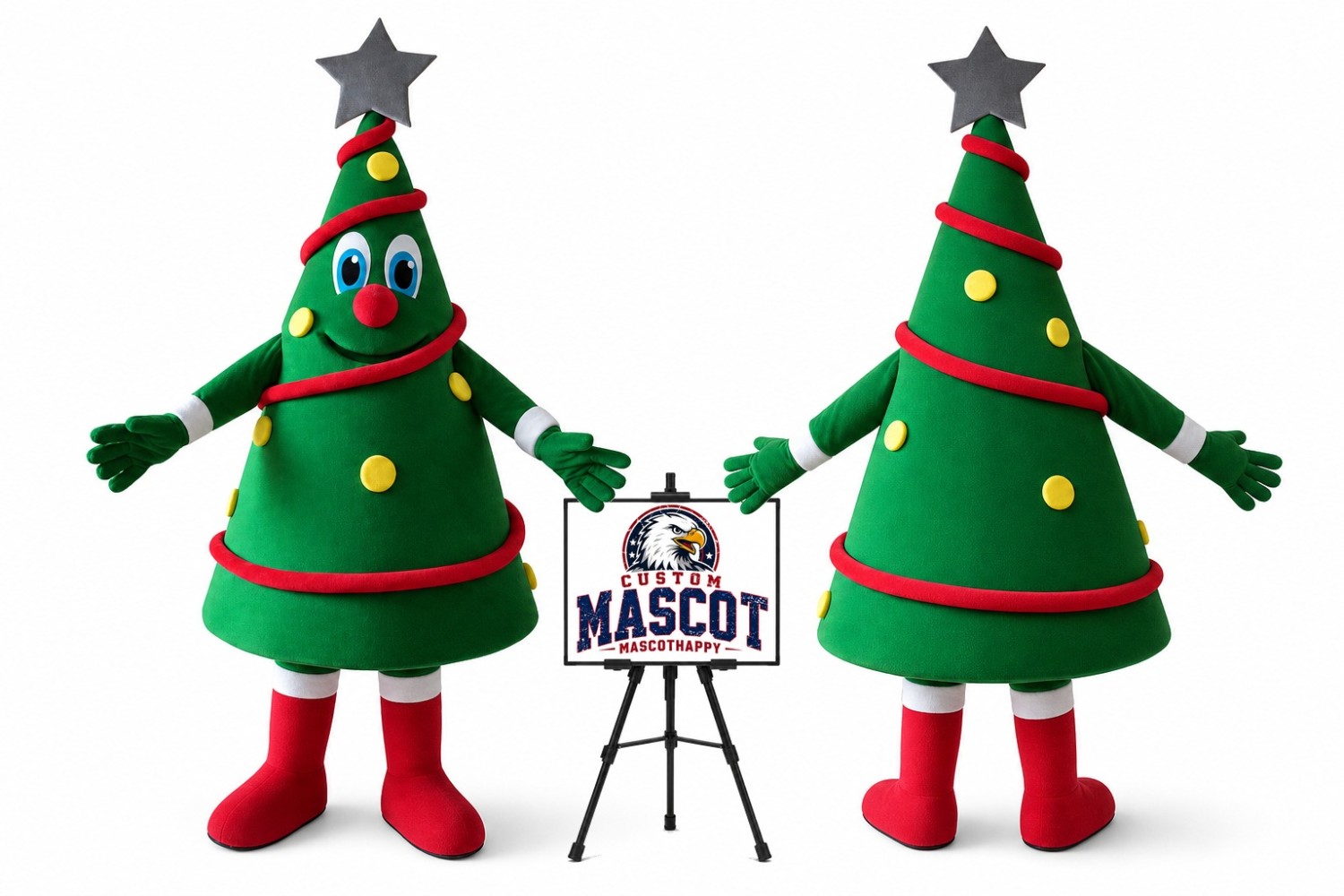 Christmas Tree Mascot Costume for Christmas Events Christmas Tree Mascot Costume for Christmas Events
