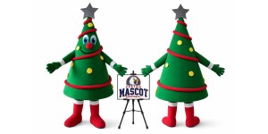 Christmas Tree Mascot Costume for Christmas Events Christmas Tree Mascot Costume for Christmas Events
