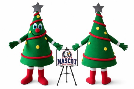 Christmas Tree Mascot Costume for Christmas Events