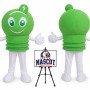 Efficient Light Lamp Bulb Mascot Costume