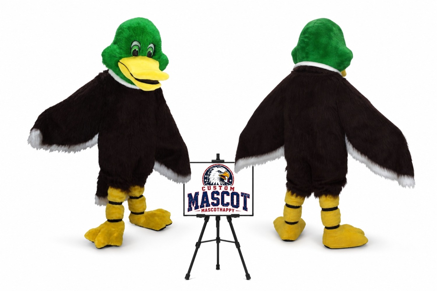 Head Mallard Duck Mascot Costume Head Mallard Duck Mascot Costume