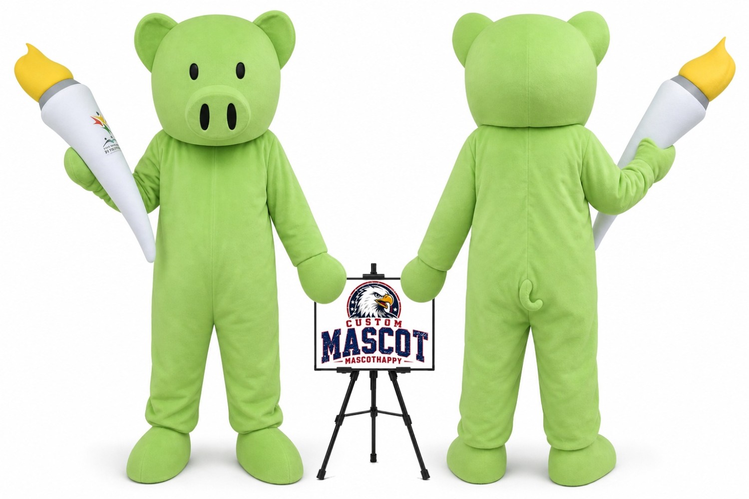 Pig Mascot Costume Pig Mascot Costume