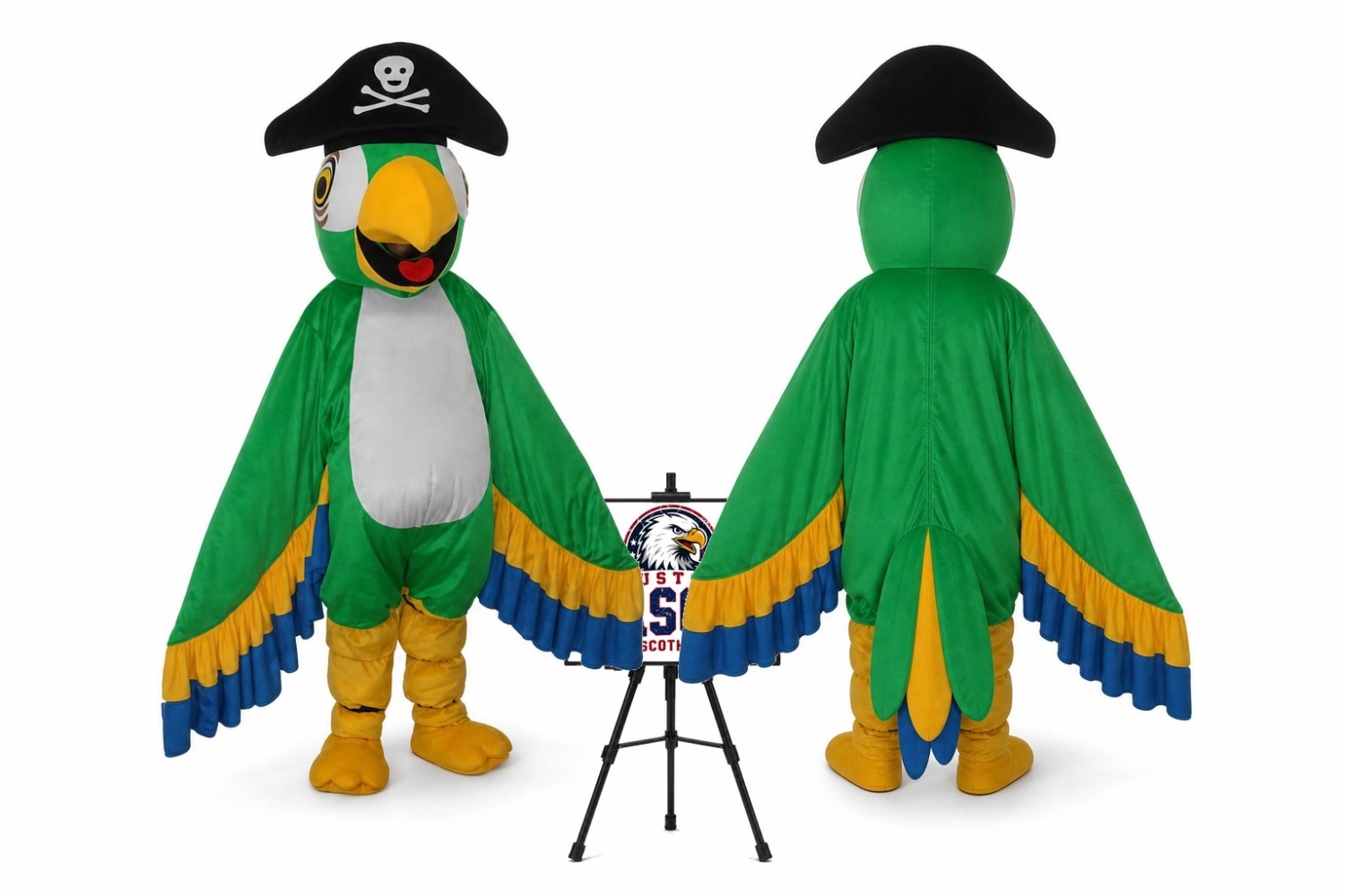 Pirate Parrot Adult Mascot Costume Mascot Costume for Parties Pirate Parrot Adult Mascot Costume Mascot Costume for Parties