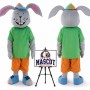 T-Shirt Adult Bunny Rabbit Mascot Costume for Easter Events