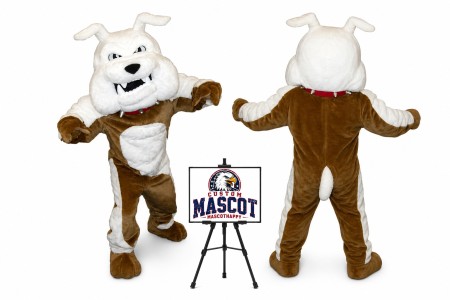 Greenstone Bulldog Mascot Costume