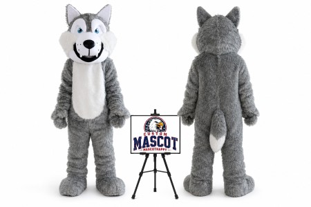 Furry Adult Wolf Mascot Costume