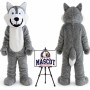 Furry Adult Wolf Mascot Costume