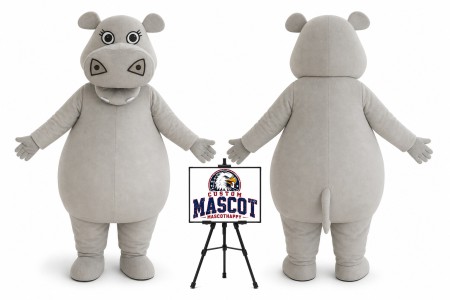 Hippo Mascot Costume