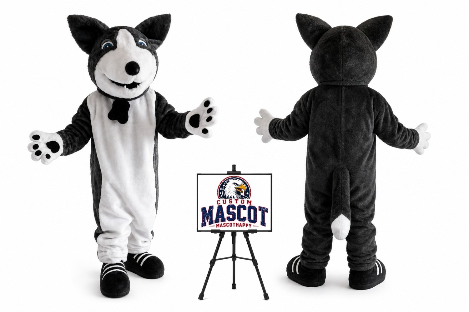 Husky Dog Mascot Costume Husky Dog Mascot Costume
