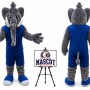 Muslce Elephant Mascot Costume