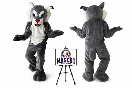 Power Cat Wildcat Mascot Costume