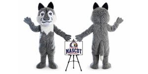 Wolf Mascot Costume Wolf Mascot Costume