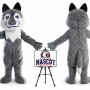 Wolf Mascot Costume