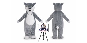 Wolf Mascot Costume Wolf Mascot Costume