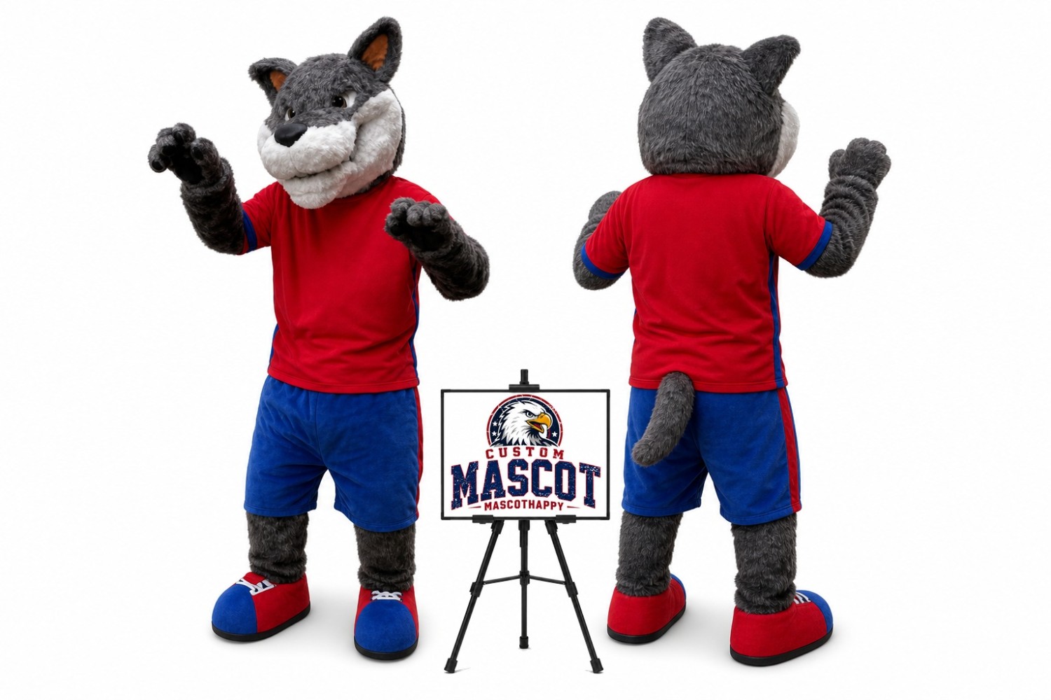 Wolf Mascot Costume