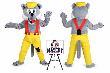 Wolf Mascot Costume