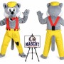 Wolf Mascot Costume