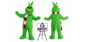Grinch Christmas Character Mascot Costume for Christmas Events Grinch Christmas Character Mascot Costume for Christmas Events