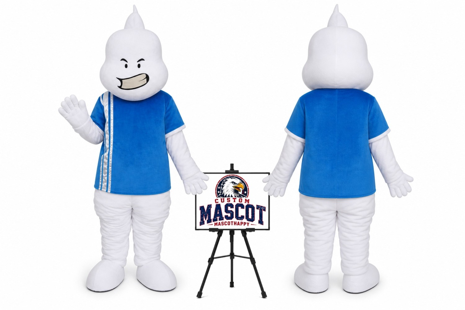 Halloween Adult Ghost Mascot Costume for Halloween Events Halloween Adult Ghost Mascot Costume for Halloween Events