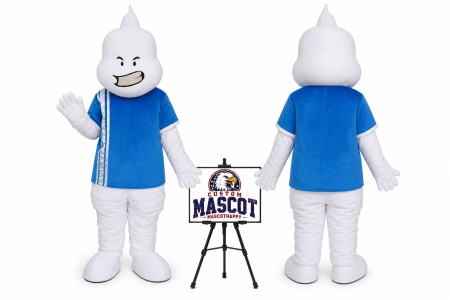 Halloween Adult Ghost Mascot Costume for Halloween Events