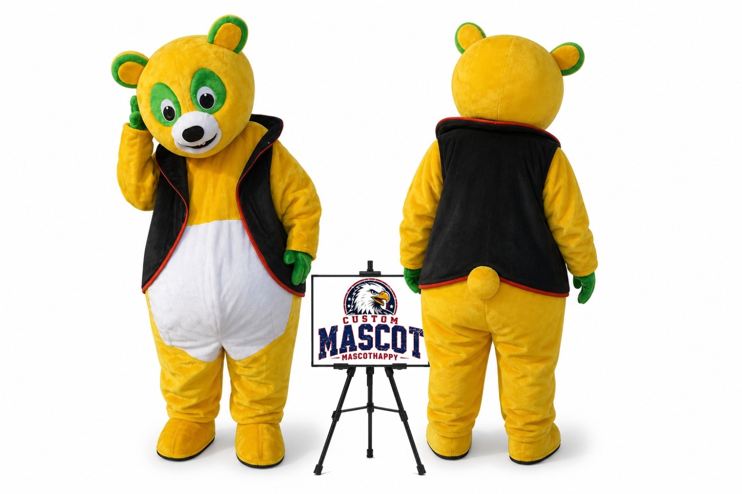Halloween Bear Mascot Costume for Halloween Events Halloween Bear Mascot Costume for Halloween Events