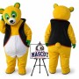 Halloween Bear Mascot Costume for Halloween Events