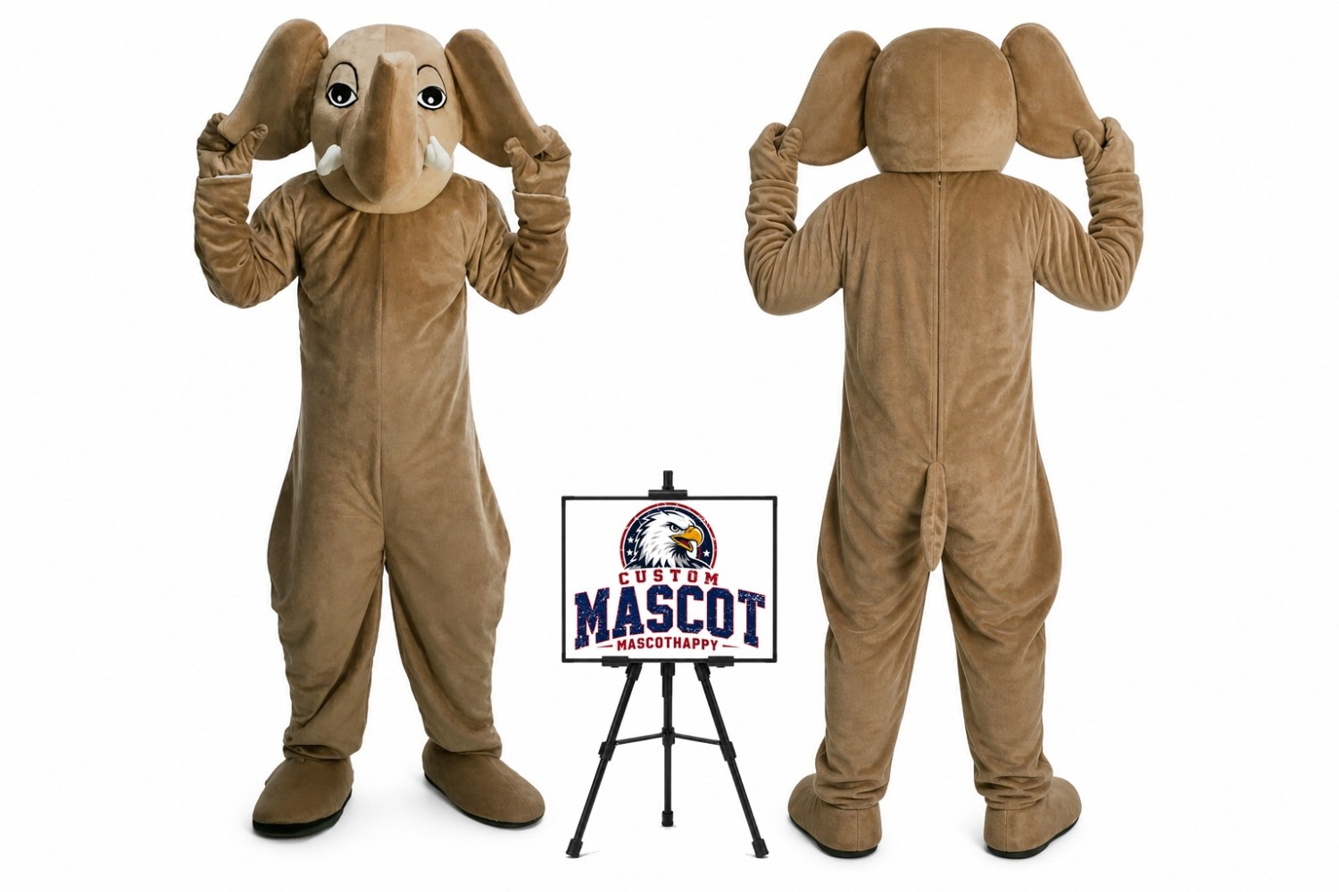 Halloween Elephant Mascot Costume for Halloween Events Halloween Elephant Mascot Costume for Halloween Events