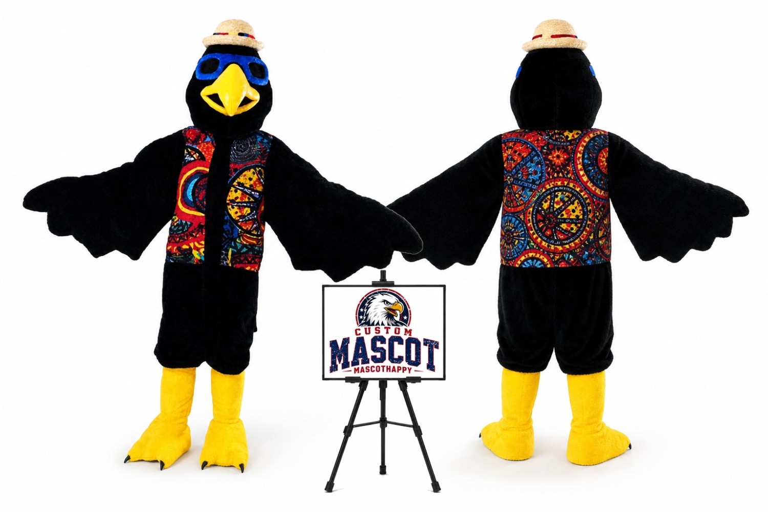 Halloween Indian Eagle Mascot Costume for Halloween Events Halloween Indian Eagle Mascot Costume for Halloween Events