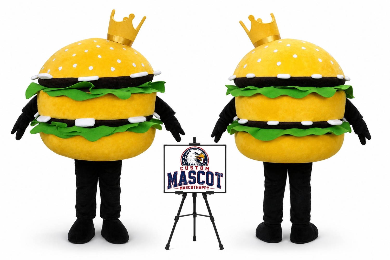 Hamburger Mascot Costume Hamburger Mascot Costume