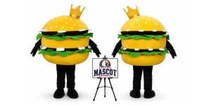 Hamburger Mascot Costume Hamburger Mascot Costume