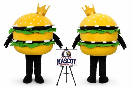 Hamburger Mascot Costume