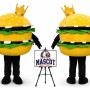Hamburger Mascot Costume