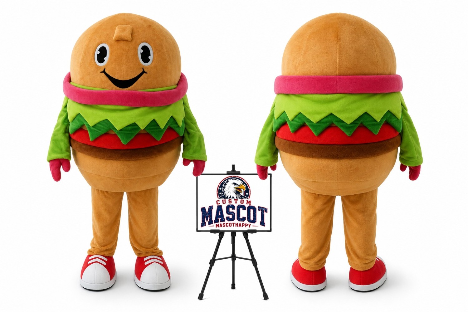 Hamburger Mascot Costume Hamburger Mascot Costume