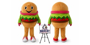 Hamburger Mascot Costume Hamburger Mascot Costume