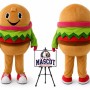 Hamburger Mascot Costume