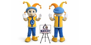 Happy Boy Clown Mascot Costume for Parties Happy Boy Clown Mascot Costume for Parties