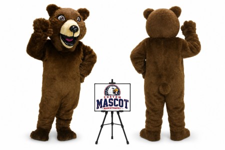 Happy Furry Bear Mascot Costume